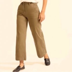 Everlane cropped wide leg pant